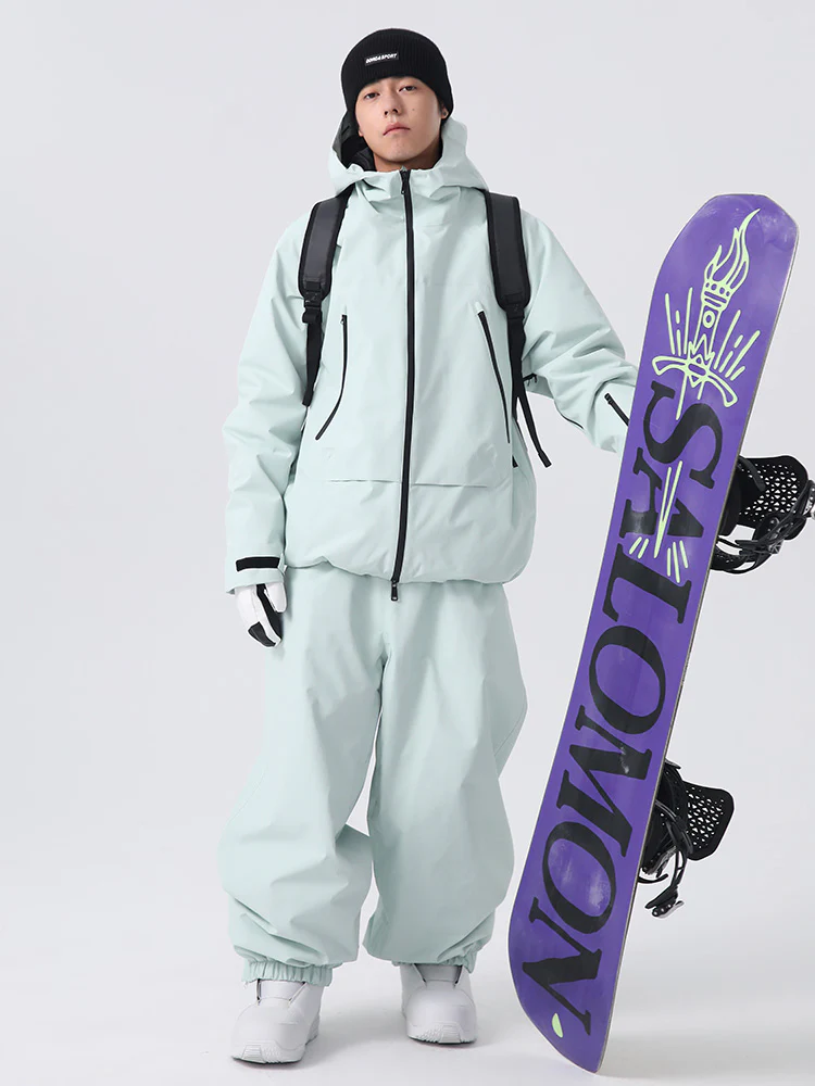 Men's Searipe Unisex Durable Mountain Pro All-Weather Baggy Snow Suit - Image 12
