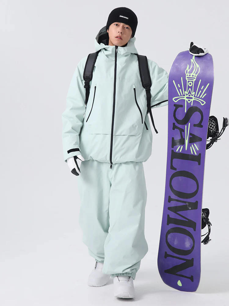 Men's Searipe Unisex Durable Mountain Pro All-Weather Baggy Snow Suit - Image 13