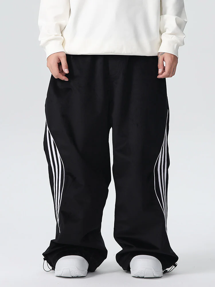 Men's Searipe Unisex Oversize Fleece ChillTech Baggy Snow Pants - Image 2