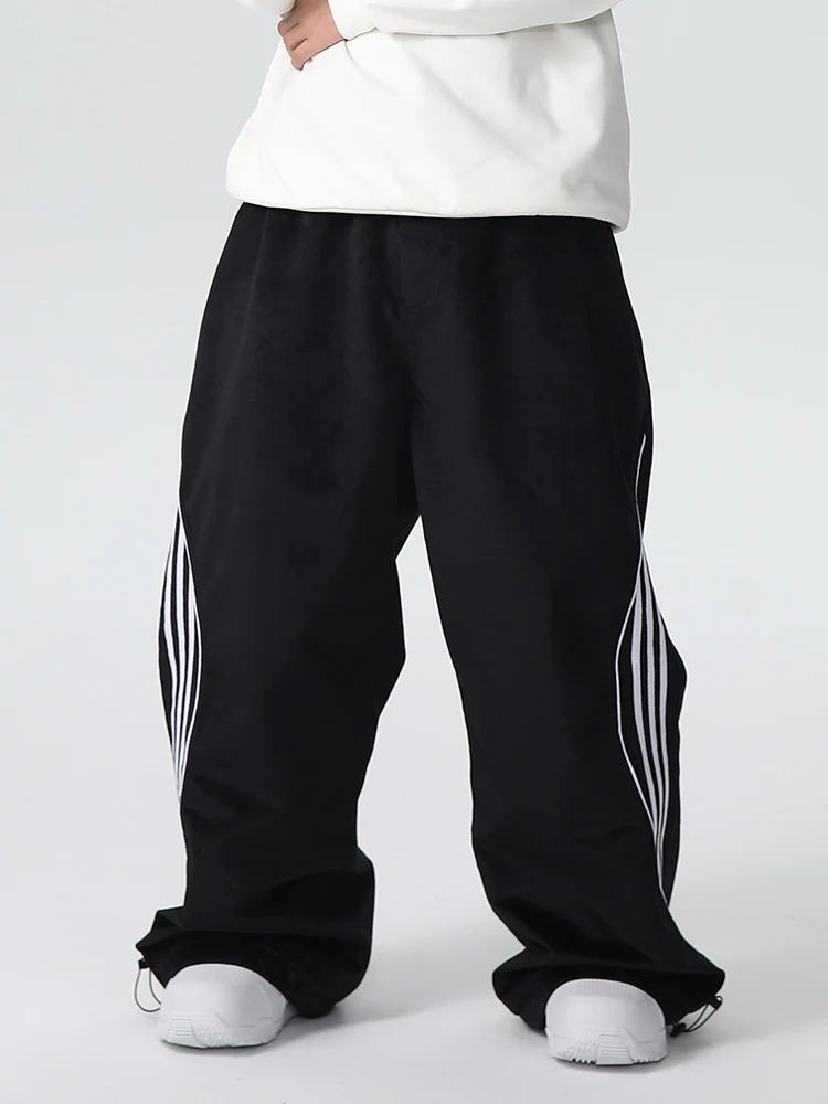 Men's Searipe Unisex Oversize Fleece ChillTech Baggy Snow Pants - Image 3