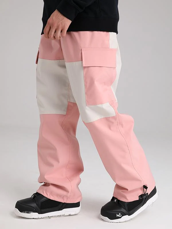 Men's Searipe Winter Freerider Colorblock Cargo Snow Pants - Image 5