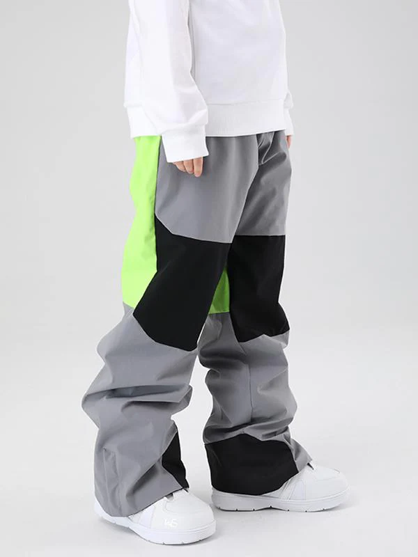 Men's Searipe Winter Freerider Colorblock Snow Pants - Image 10