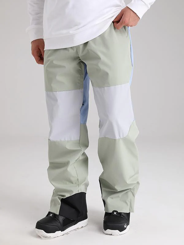 Men's Searipe Winter Freerider Colorblock Snow Pants - Image 11