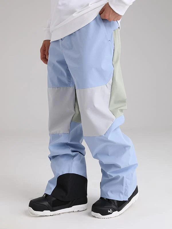 Men's Searipe Winter Freerider Colorblock Snow Pants - Image 13