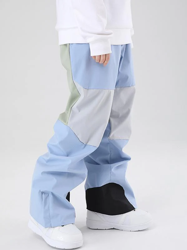Men's Searipe Winter Freerider Colorblock Snow Pants - Image 14