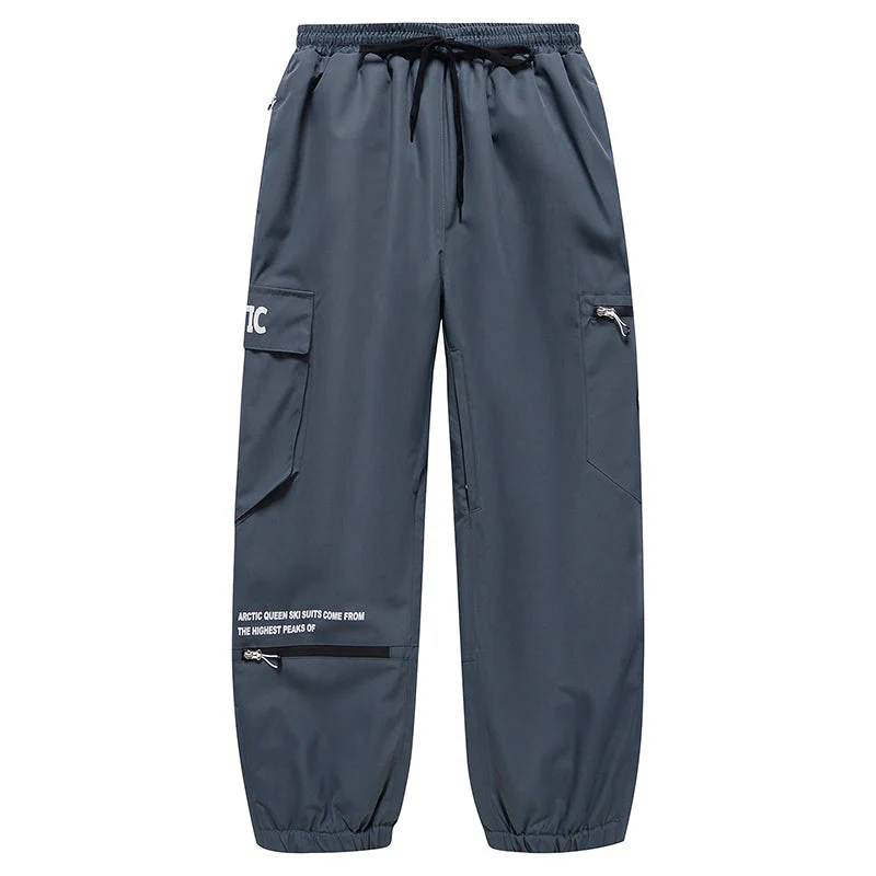 Men's Arctic Queen Trendy Cargo Snowboard Pants - Image 5