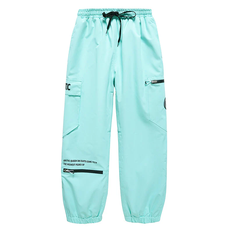 Men's Arctic Queen Trendy Cargo Snowboard Pants - Image 7