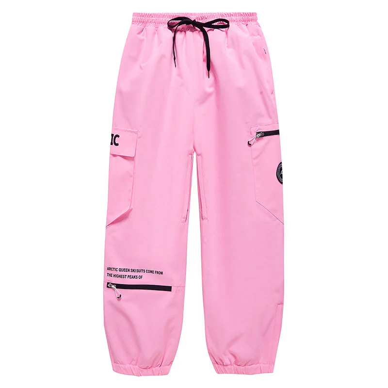Men's Arctic Queen Trendy Cargo Snowboard Pants - Image 8