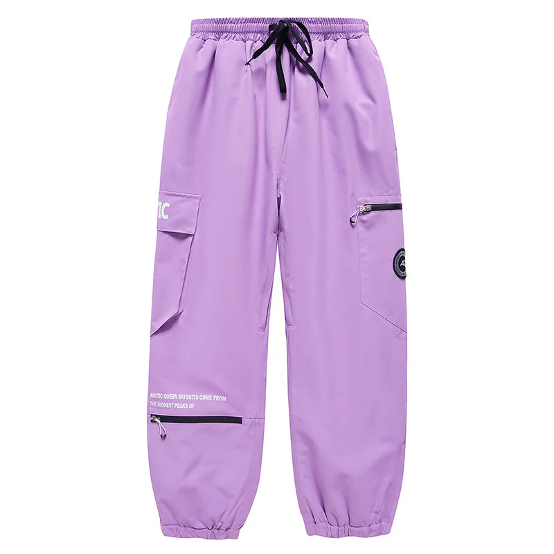 Men's Arctic Queen Trendy Cargo Snowboard Pants - Image 9