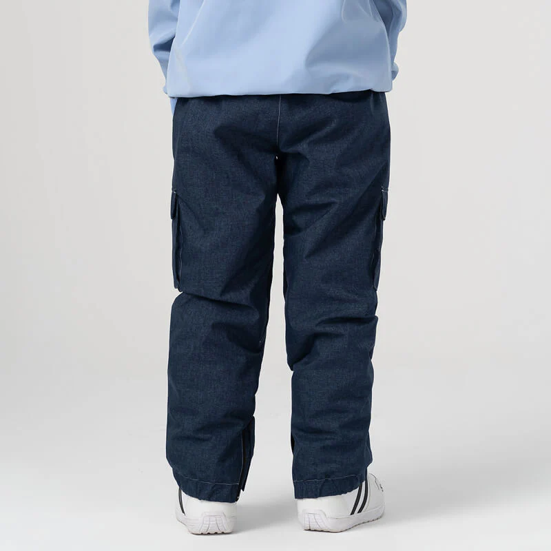 Men's SnowGuard Insulated Denim Snow Pants - Image 4