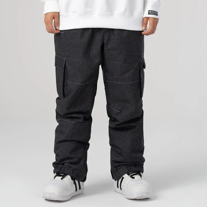Men's SnowGuard Insulated Denim Snow Pants - Image 6