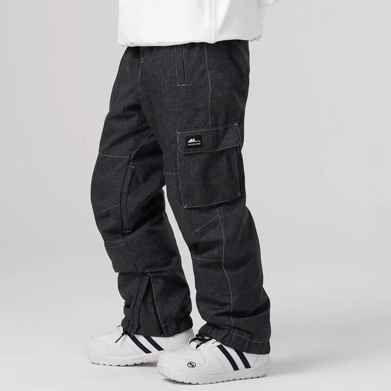 Men's SnowGuard Insulated Denim Snow Pants - Image 7