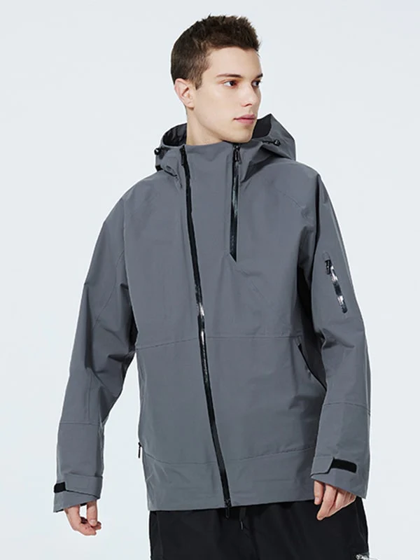 Men's SnowGuard Insulated Two Zip Closure Snow Jacket - Image 6