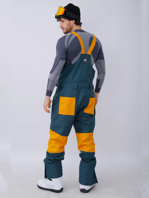 Men's Snowverb Alpine Ranger Ski Bibs Overall Snow Pants - Image 10
