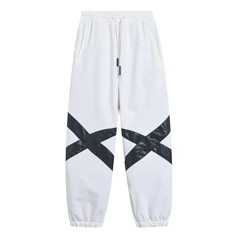 Men's Unisex Arctic Queen Glimmer Neon Light Cross X Snow Pants - Image 4