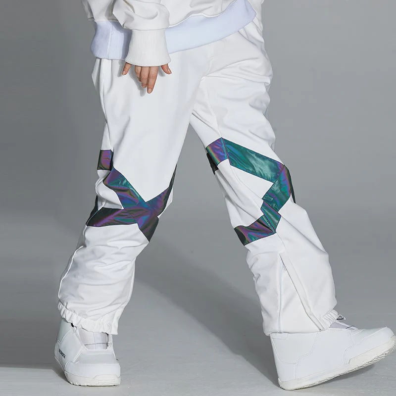 Men's Unisex Arctic Queen Glimmer Neon Light Cross X Snow Pants - Image 5