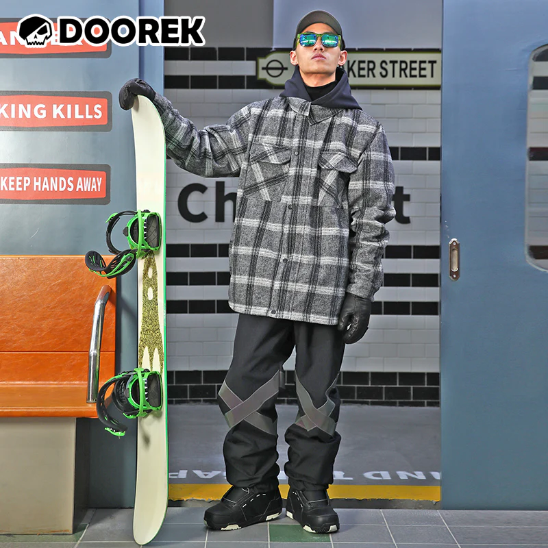 Men's Unisex Doorek Superb Neon Winter Snow Pants - Image 3