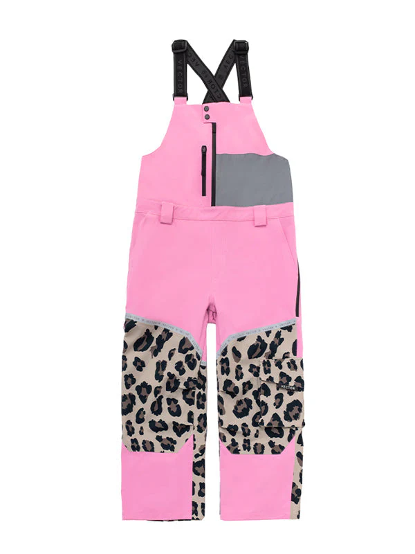 Men's Vector Mountain Discover Colorblock Ski Bibs Pants - Image 4
