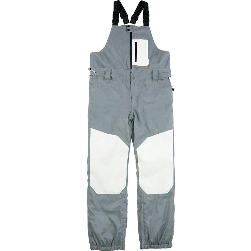 Men's Vector Winter Invitation Reflective Snow Pants Bibs - Image 3