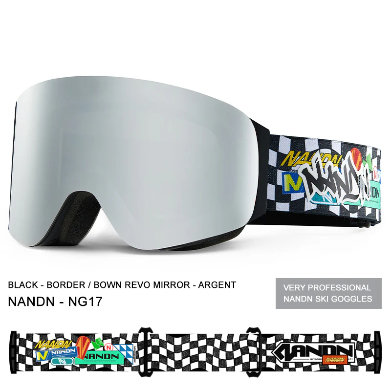 Nandn Unisex Snowboard Protection Openable Snow Ski Goggles - Image 13
