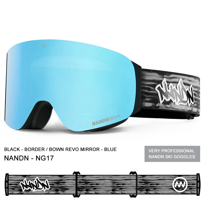 Nandn Unisex Snowboard Protection Openable Snow Ski Goggles - Image 14