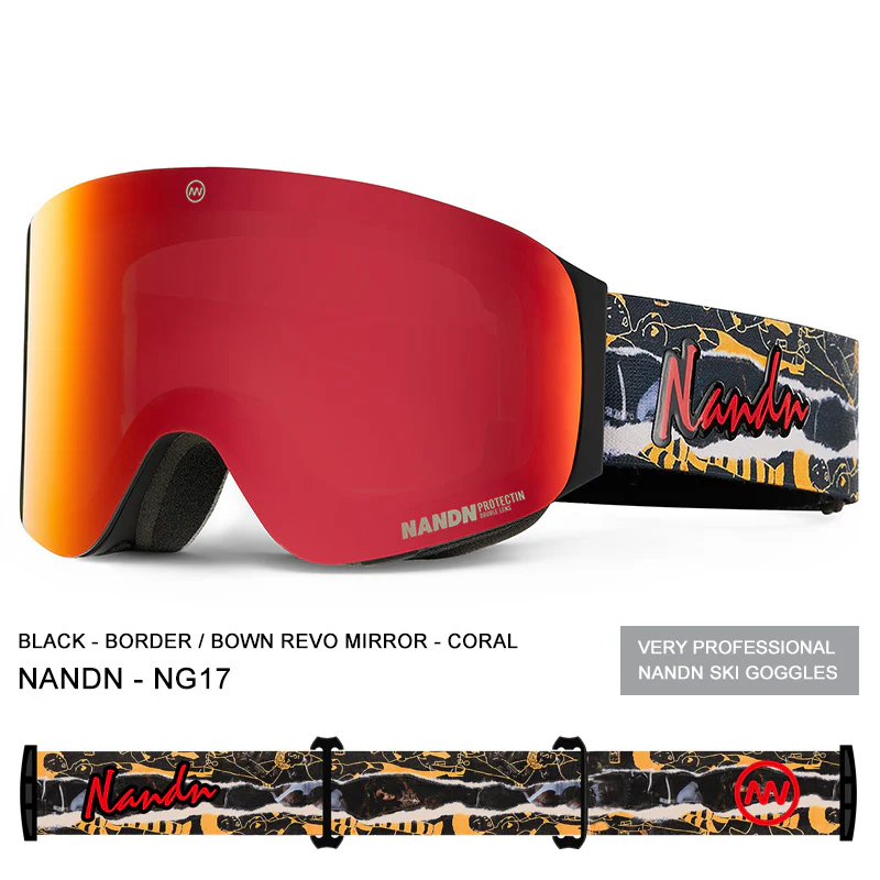 Nandn Unisex Snowboard Protection Openable Snow Ski Goggles - Image 15