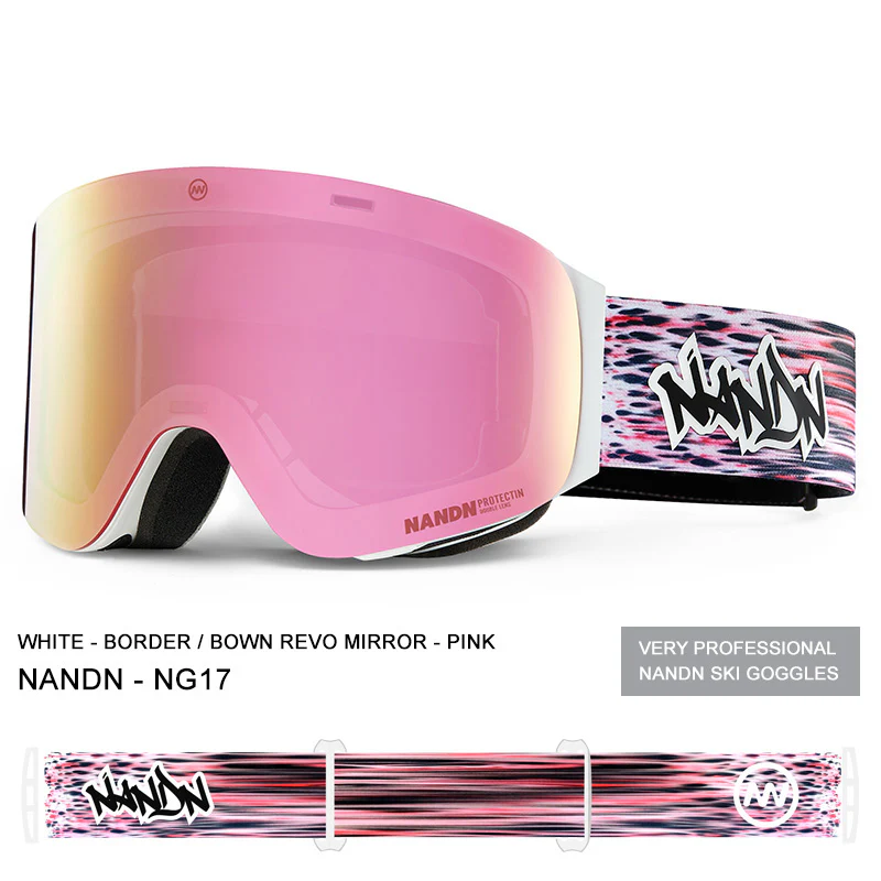 Nandn Unisex Snowboard Protection Openable Snow Ski Goggles - Image 16
