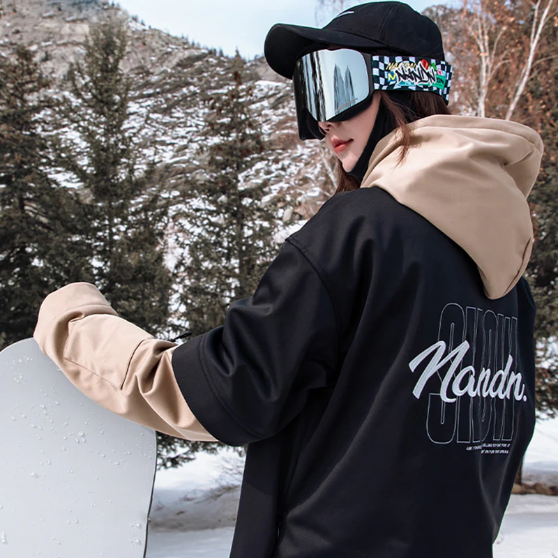 Nandn Unisex Snowboard Protection Openable Snow Ski Goggles - Image 2