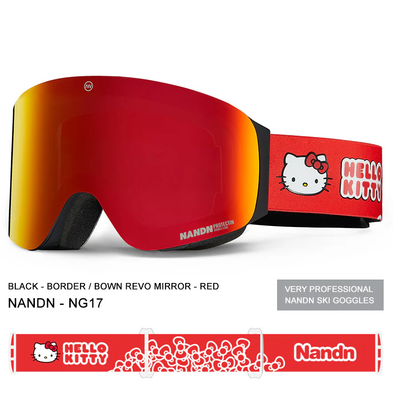 Nandn Unisex Snowboard Protection Openable Snow Ski Goggles - Image 4