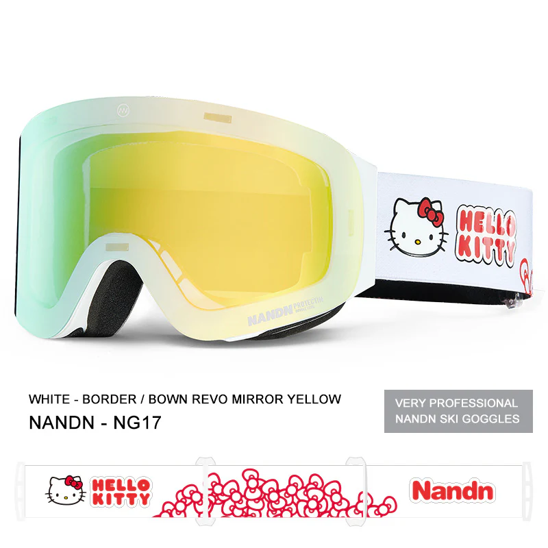Nandn Unisex Snowboard Protection Openable Snow Ski Goggles - Image 8