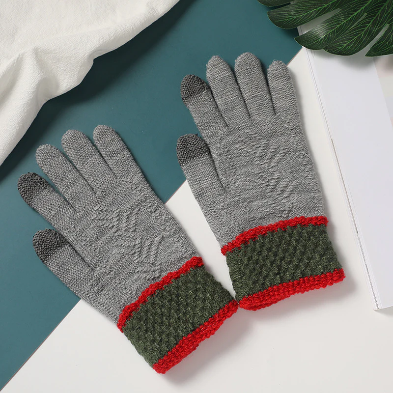 Snowverb Winter Windproof Knit Pattern Gloves - Image 6