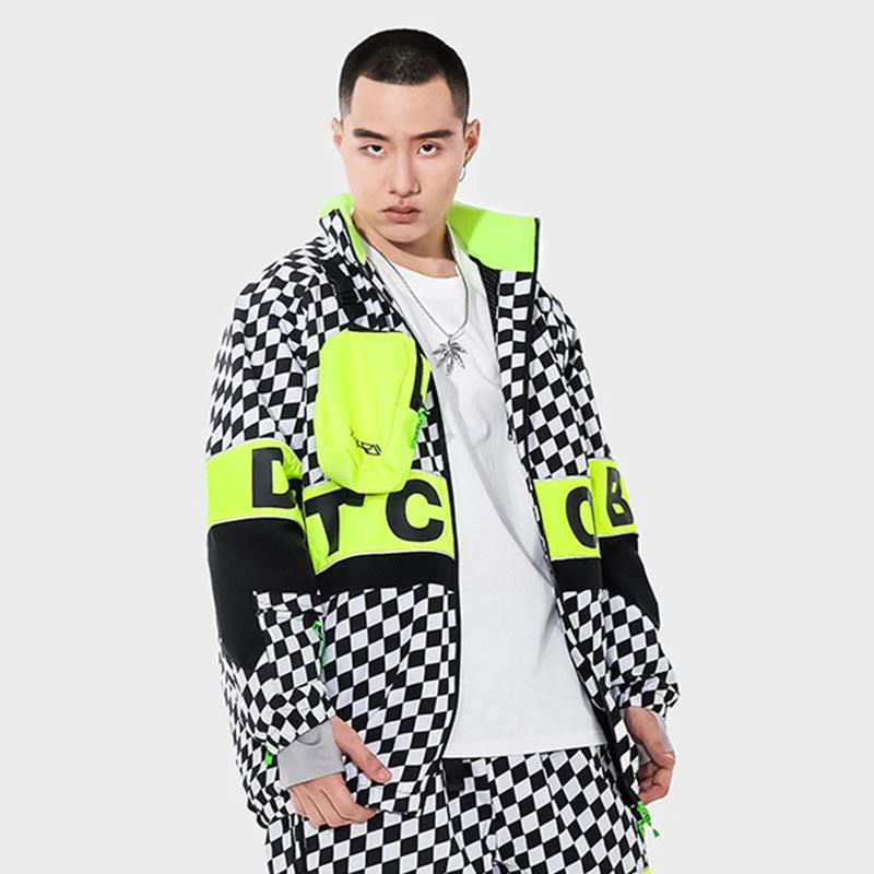 Snowverb Women's Street Style Plaid Snow Jacket - Image 9