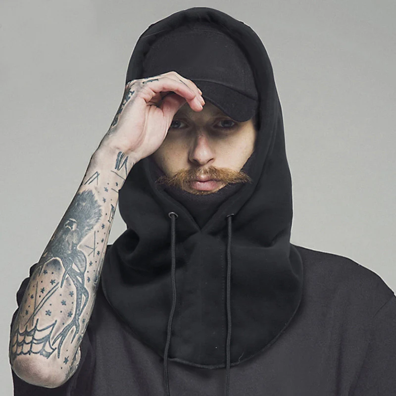 Unisex Fleece Hood, Ski/Snowboard Face Mask, Face Head Warmer - Image 2