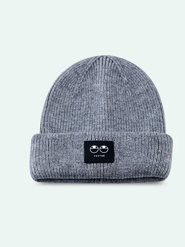 Vector Unisex Happy Face Knit Snow Beanie - Image 12