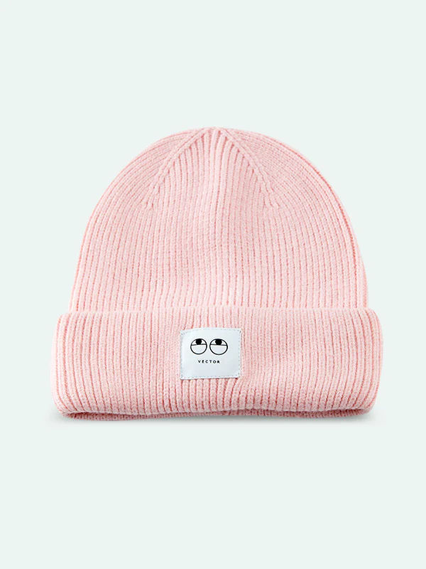 Vector Unisex Happy Face Knit Snow Beanie - Image 4