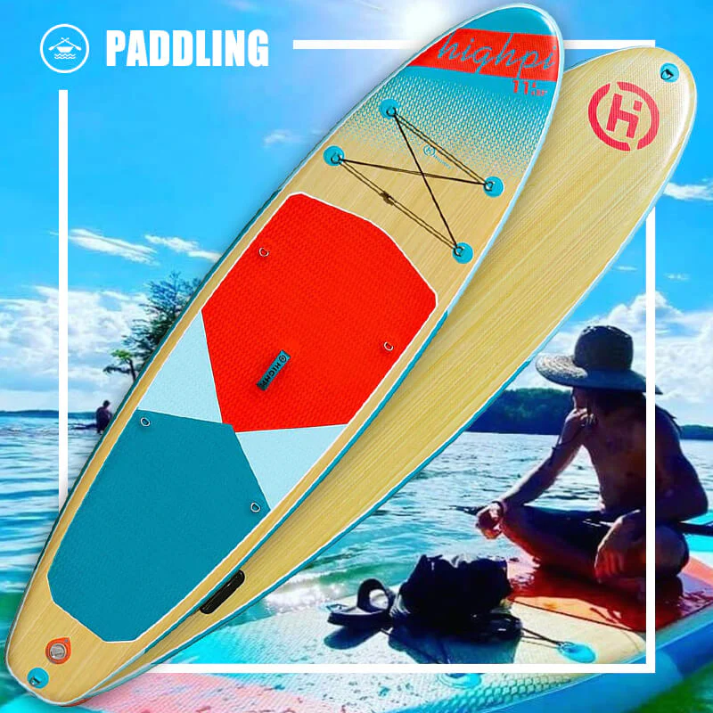 Windfall Cruise 11' Inflatable Stand Up Paddle Board Package With Accessories - Image 6