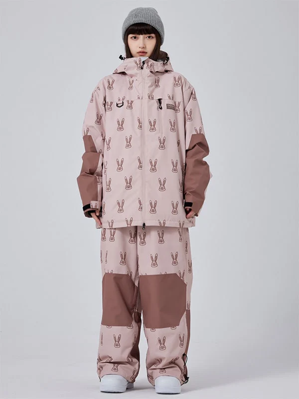 Women's Adorable Snow Rabbit Freeride Baggy Snowsuit - Image 5