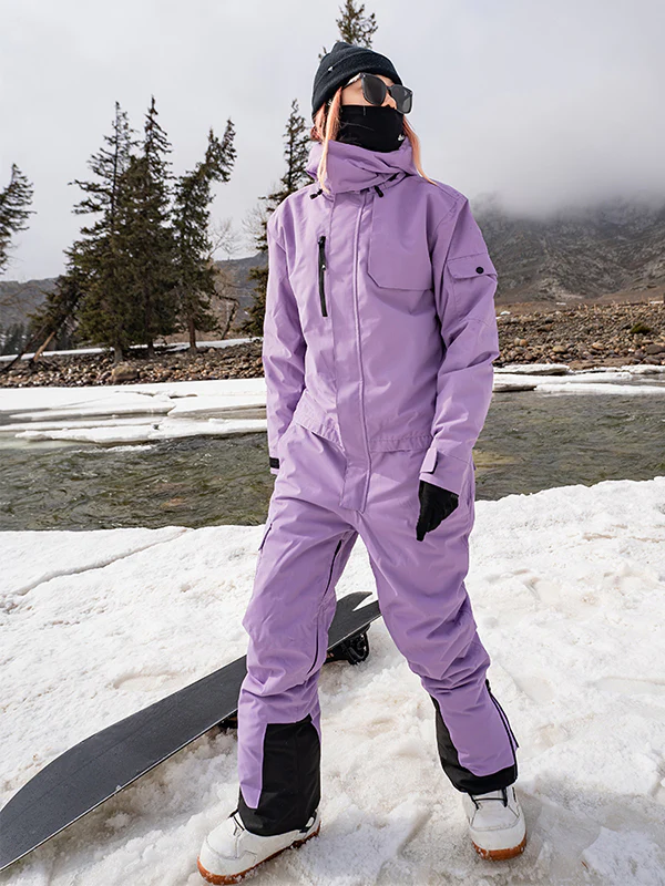 Women's Air Pose Snowcrafts 2L One Piece Snowsuit Overall - Image 10