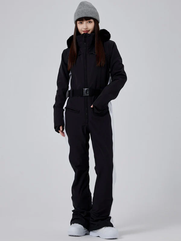 Women's Alpine Elegance Faux-Fur All-Inclusive Ski Overalls - Image 3