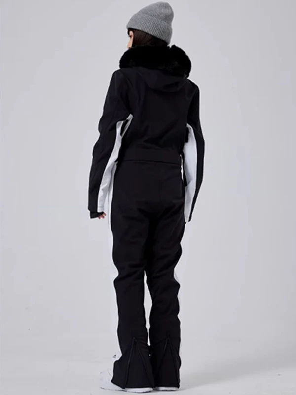 Women's Alpine Elegance Faux-Fur All-Inclusive Ski Overalls - Image 4