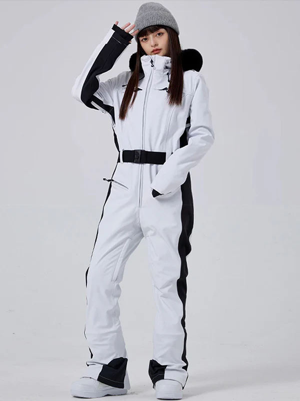 Women's Alpine Elegance Faux-Fur All-Inclusive Ski Overalls - Image 5
