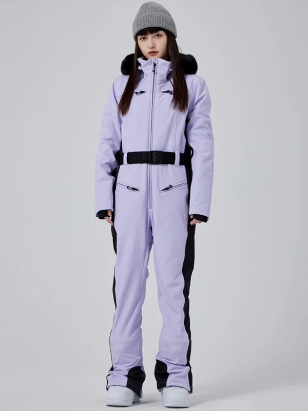 Women's Alpine Elegance Faux-Fur All-Inclusive Ski Overalls - Image 7