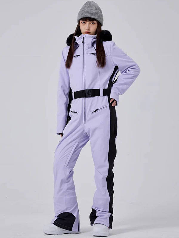 Women's Alpine Elegance Faux-Fur All-Inclusive Ski Overalls - Image 8