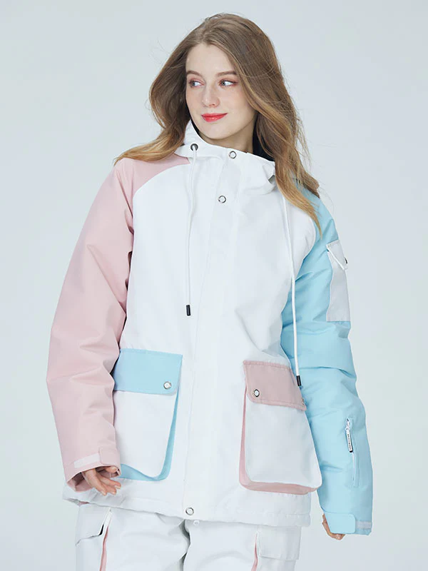 Women's Arctic Queen Divided Sky Colorblock Snow Jacket - Image 4