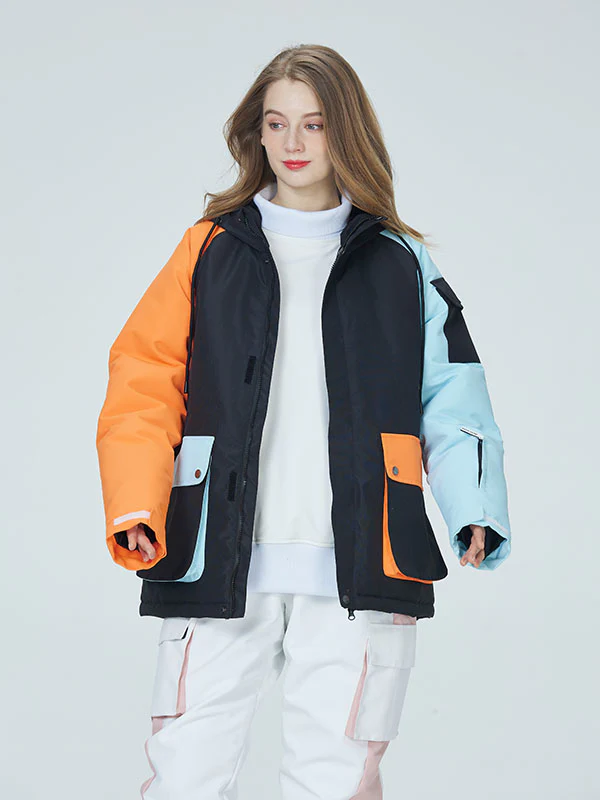Women's Arctic Queen Divided Sky Colorblock Snow Jacket - Image 9
