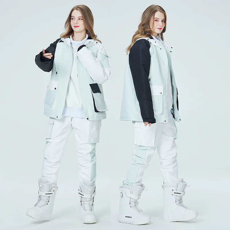 Women's Arctic Queen Divided Sky Colorblock Snow Suits - Image 12