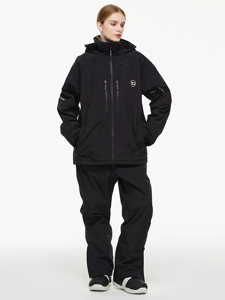 Women's Arctic Queen Mountain Windbreaker Thermal Snow Suits with Overalls Bibs - Image 4