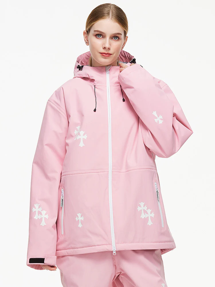 Women's Arctic Queen Snowflake Princess Fantasy Snow Jacket - Image 2