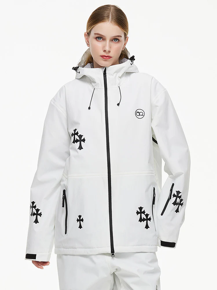 Women's Arctic Queen Snowflake Princess Fantasy Snow Jacket - Image 4