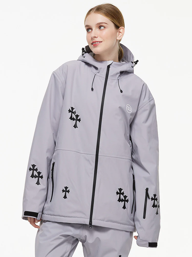 Women's Arctic Queen Snowflake Princess Fantasy Snow Jacket - Image 8